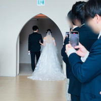 新郎新婦退場