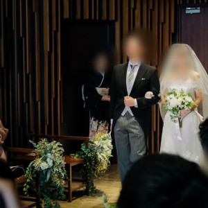 新婦入場|744062さんのセンティール・ラ・セゾン千秋公園の写真(2414737)