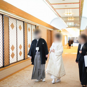 挙式会場へ続く廊下|744062さんのホテル雅叙園東京の写真(2416275)
