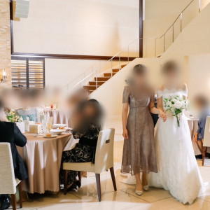 新婦お色直し前の退場|744062さんのセンティール・ラ・セゾン千秋公園の写真(2414710)