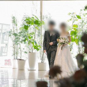 新郎新婦入場|744062さんのセンティール・ラ・セゾン千秋公園の写真(2415439)
