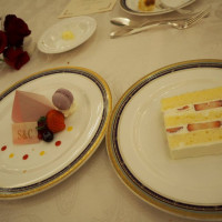 ウェディングケーキとデザート