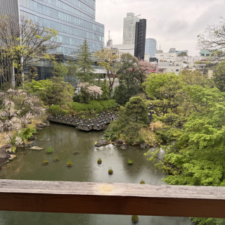 外からみえる庭園