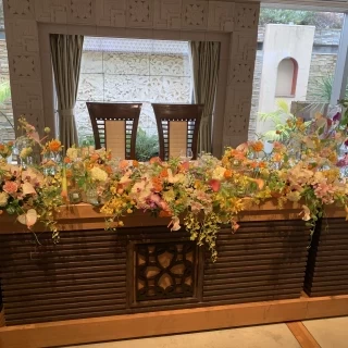 会場装花の例
全部で20万円