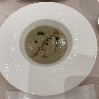 試食で食べたごぼうのスープ