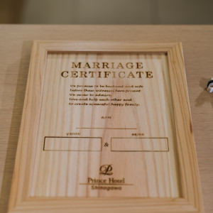 宣誓書|744129さんの品川プリンスホテルの写真(2614733)