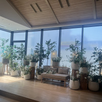 披露宴会場造花