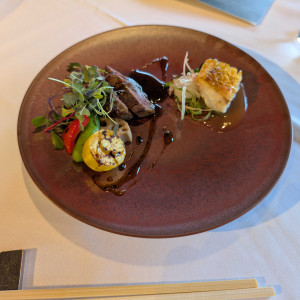 試食会のプレートです。鱗ごといただけると魚料理は特に美味。|744342さんの平安神宮の写真(2412787)