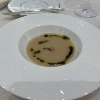 試食会のスープ
