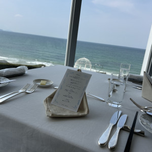 披露宴会場からみた海の景色です|744390さんのHOTEL GREGES（オテルグレージュ）の写真(2413333)