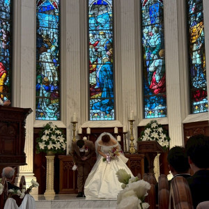 豪華なステンドグラス|744460さんの百花籠（ひゃっかろう）- Neo Japanesque Wedding -の写真(2415213)