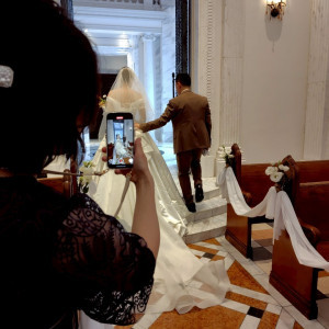 バージンロード|744460さんの百花籠（ひゃっかろう）- Neo Japanesque Wedding -の写真(2415195)