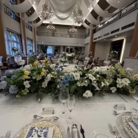 大人数にも対応できる披露宴会場に惹かれました