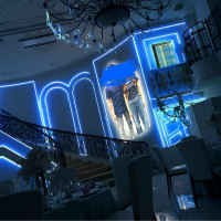 プロジェクションマッピングのプロフィールムービーが放映できる