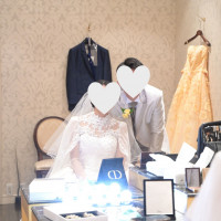 新郎新婦控室。