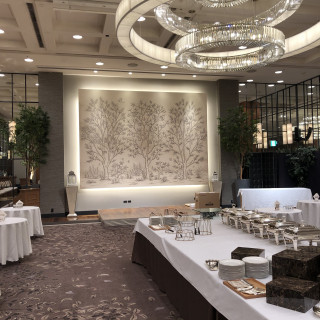 綺麗な披露宴会場でした。