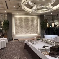綺麗な披露宴会場でした。