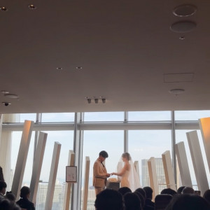自然光がほどよく入ってきて綺麗でした|744539さんのThe 33 Sense of Wedding(ザ・サーティースリー・センス・オブ・ウエディング)の写真(2435591)