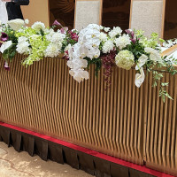 会場の花