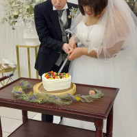 ケーキ入刀