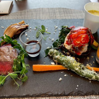 コース料理をワンプレートでいただきました