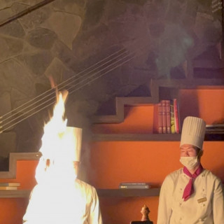 フランベ演出