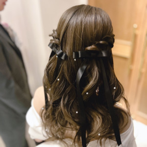 披露宴でのヘアチェンジ|744673さんのInStyle wedding KYOTO/テイクアンドギヴ・ニーズウェディングの写真(2416341)