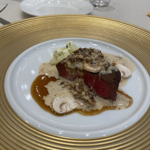 試食会でいただいたお肉です！どれも美味しかったです！|744706さんのAQUA GARDEN TERRACE（アクアガーデンテラス）/テイクアンドギヴ・ニーズウェディングの写真(2427579)
