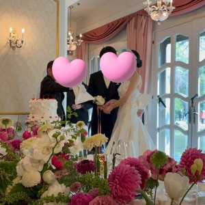 ケーキ入刀|744737さんのグランドプリンスホテル高輪 貴賓館の写真(2417077)