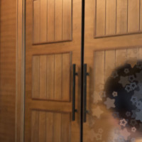 挙式会場での新郎新婦が入退場する扉
