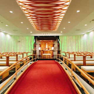 和装で神殿式をする際にとても雰囲気が良いです。