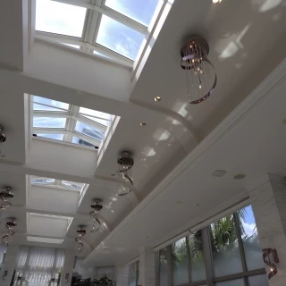 天気がいいと青空が見える