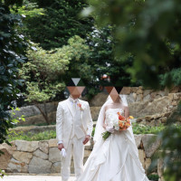 挙式直前のロケーション撮影