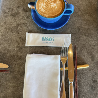 カフェラテが可愛い