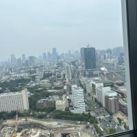 披露宴会場のある階からの景色です