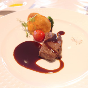 試食 1 
この他にもパンや魚介も頂きました。|745264さんのノートルダムマリノア/FIVESTAR WEDDINGの写真(2419356)