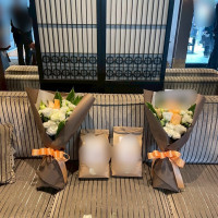 両親贈呈品と花束