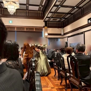 お色直し、ゲスト目線|745286さんの百花籠（ひゃっかろう）- Neo Japanesque Wedding -の写真(2433007)