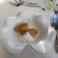 ホタテと鶏のコンフィ