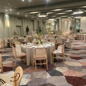 披露宴会場です。|745356さんのHilltop Resort YAMANOUE (ヒルトップリゾート ヤマノウエ)の写真(2420175)