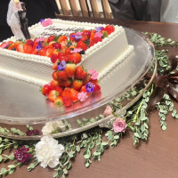 ウエディングケーキです。
