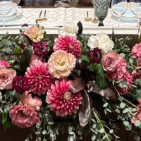 高砂のお花です。どれも綺麗に生けていました。