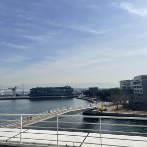 テラス付き会場から見える海です|745473さんのヨコハマ グランド インターコンチネンタル ホテルの写真(2420888)