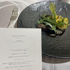 試食のコースです|745473さんのヒルトン東京お台場の写真(2420899)