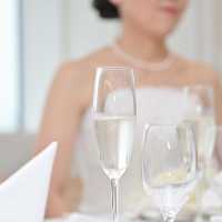 ワインと新婦