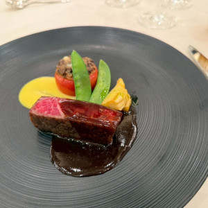 お肉料理|745512さんのノートルダム宇部/FIVESTAR WEDDINGの写真(2421324)