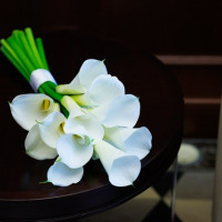 ブーケ
生花で持ち帰ることができた。