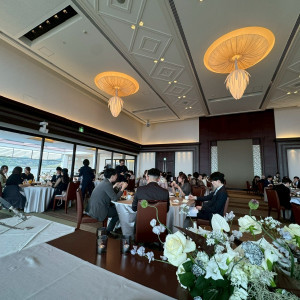 披露宴会場|745556さんのノートルダム広島/FIVESTAR WEDDINGの写真(2422324)