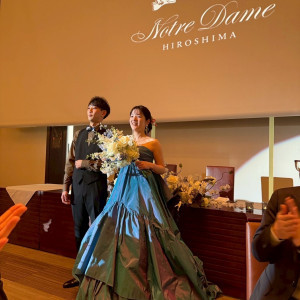 お色直し|745556さんのノートルダム広島/FIVESTAR WEDDINGの写真(2422341)