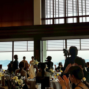 披露宴会場|745556さんのノートルダム広島/FIVESTAR WEDDINGの写真(2422318)